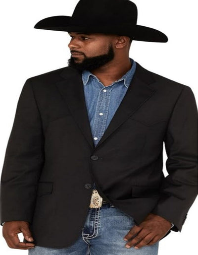 Western Blazer - Saco Para Hombre - Cowboy Blazer in Black Color 2   - from alligatorwarehouse.com
