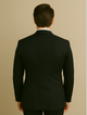 Wool Suit - Italian Made Business Suit by Statement Men's 2 Piece 100% Wool Modern Fit Suit - Subtle Windowpane