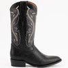 Ferinni Boot - Mens Dress Cowboy Boot  - Ferrini Men's Taylor Lizard Round Toe Handcrafted - Black in  Black 2 11111-04-080-D  - from alligatorwarehouse.com
