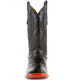 Ferinni Boot - Mens Dress Cowboy Boot  - Ferrini Men's Stallion Alligator Belly Boots Square Toe Black in Black