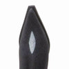 Los Altos Black Stingray Single Stone 3X Toe Men’s Boot 4   - from alligatorwarehouse.com