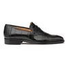 Men's Black Piccolo Genuine American Alligator Penny Loafer By Mezlan Made In Spain Brand 3   - from alligatorwarehouse.com