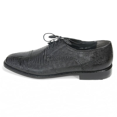 Los Altos Black Genuine All-Over Crocodile Belly & Lizard Shoes 3   - from alligatorwarehouse.com
