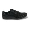 Los Altos Black Genuine Ostrich Casual Shoes 2   - from alligatorwarehouse.com