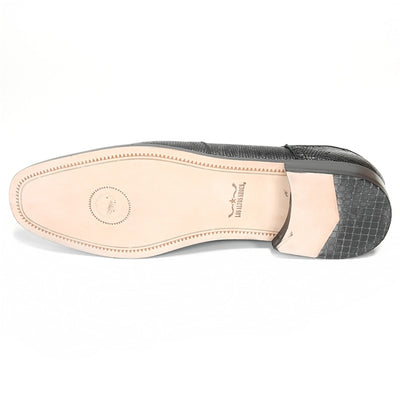 Los Altos Black Genuine All-Over Crocodile Belly & Lizard Shoes 4   - from alligatorwarehouse.com