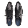 Enterprise Black Calfskin Men’s Plain Toe Shoe By Mezlan Made In Spain Brand 3   - from alligatorwarehouse.com