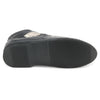 Los Altos Natural & Black Python & Ostrich Skin Sneakers 4   - from alligatorwarehouse.com
