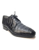 Los Altos Black All-Over Crocodile Lace Up Dress Shoes 5   - from alligatorwarehouse.com