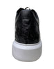 Los Altos Black Caiman Crocodile Low Top Sneakers 5   - from alligatorwarehouse.com