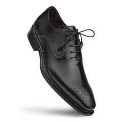 Mezlan Gavino Black Calfskin Leather Mens Oxford