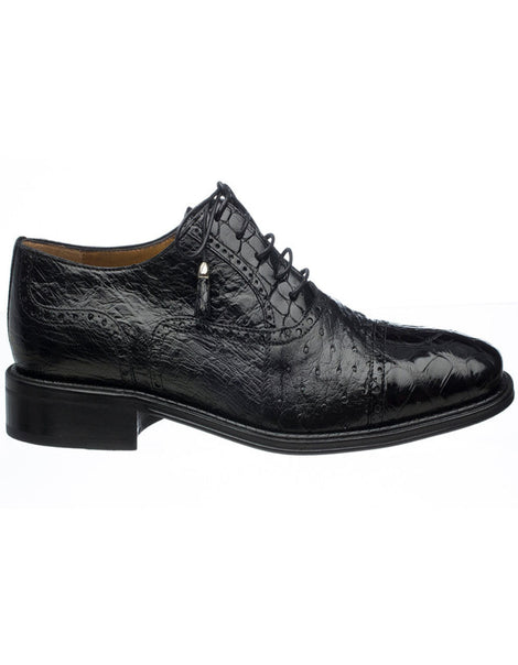 Brown Dress Shoe Mens Brown Lambskin Leathers Alligator Shoes Gator Shoes
