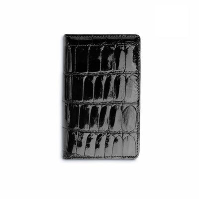 Ferrini Alligator Card Holder Black 2 ABCC-BL  - from alligatorwarehouse.com