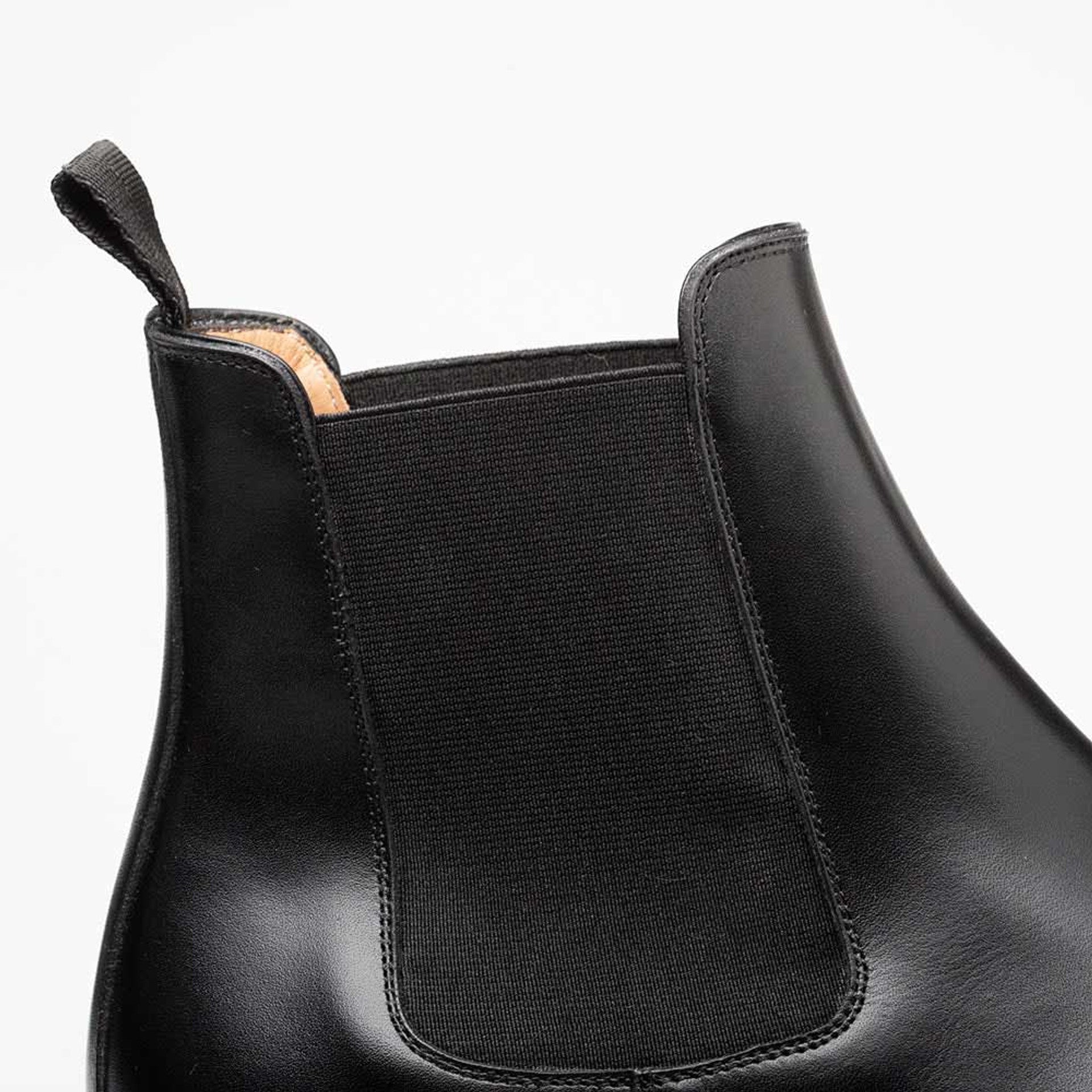 Cervantes Black Chelsea Boots By Mezlan Made In Spain Brand