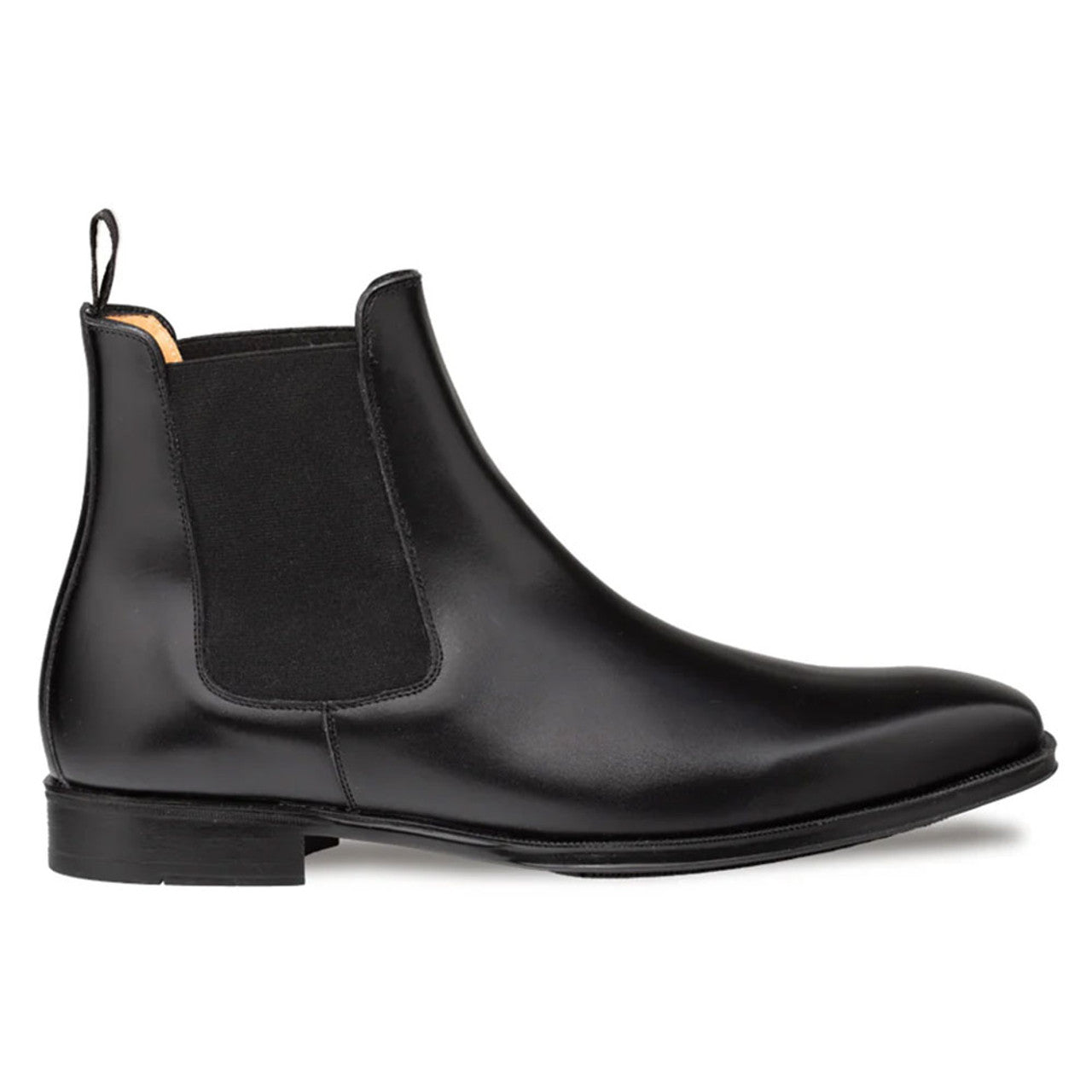 Cervantes Black Chelsea Boots By Mezlan Made In Spain Brand