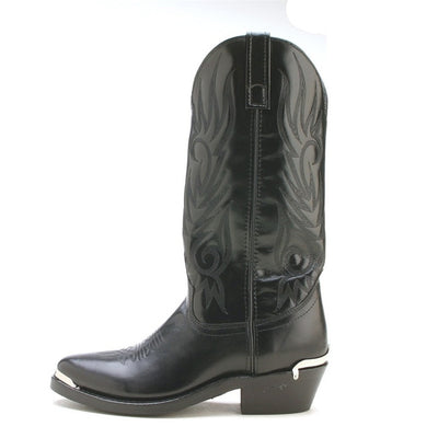 Laredo Black Crazy Horse Leather Boots 2 12621_8_D  - from alligatorwarehouse.com