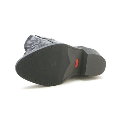 Laredo Black Crazy Horse Leather Boots 3 12621_8_D  - from alligatorwarehouse.com