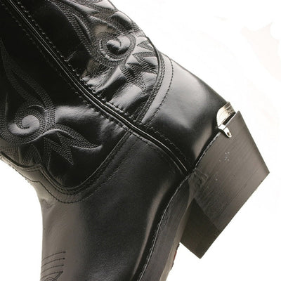 Laredo Black Crazy Horse Leather Boots 4 12621_8_D  - from alligatorwarehouse.com
