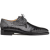 Men's Genuine Alligator Black  Derby Lace-Up Shoes By Mezlan Made In Spain Brand 3   - from alligatorwarehouse.com