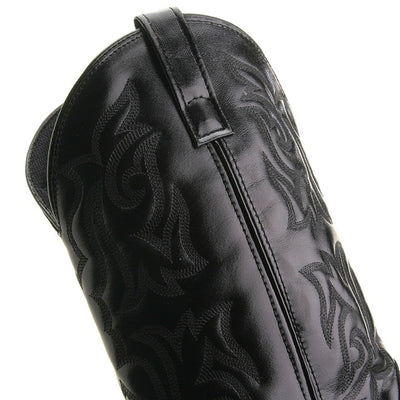 Laredo Hawke Black Dress Western Boots 6 6860_8_D  - from alligatorwarehouse.com