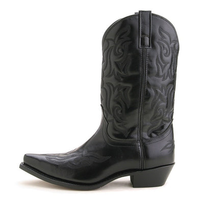 Laredo Hawke Black Dress Western Boots 1 6860_8_D  - from alligatorwarehouse.com
