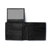 Ferrini Full Quill Ostrich Billfold Black 3 AABF-BL  - from alligatorwarehouse.com