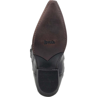 Laredo Laramie Black Genuine Leather Men's Western Boots