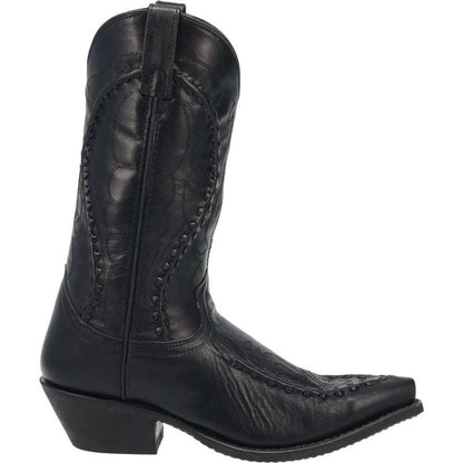 Laredo Laramie Black Genuine Leather Men's Western Boots