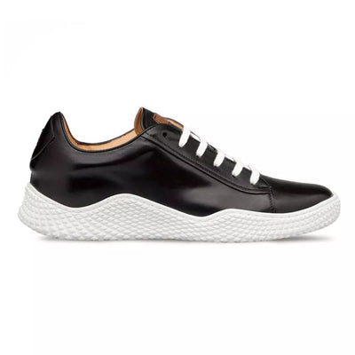 Mezlan Men’s Black Leather Sneakers 5   - from alligatorwarehouse.com