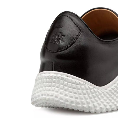 Mezlan Men’s Black Leather Sneakers 4   - from alligatorwarehouse.com