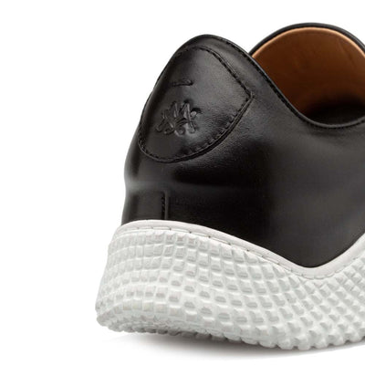 Men’s Black Leather Sneakers By Mezlan Made In Spain Brand 3   - from alligatorwarehouse.com