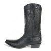 Los Altos Black Snip Toe Genuine Teju Lizard 3   - from alligatorwarehouse.com