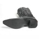 Los Altos Black Snip Toe Genuine Teju Lizard
