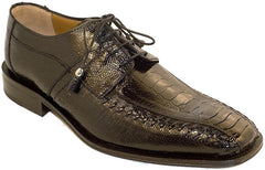 Mens Black Ostrich Ferrini Shoes