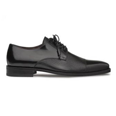 Mezlan Soka Black Oxfords Real Deerskin 4   - from alligatorwarehouse.com
