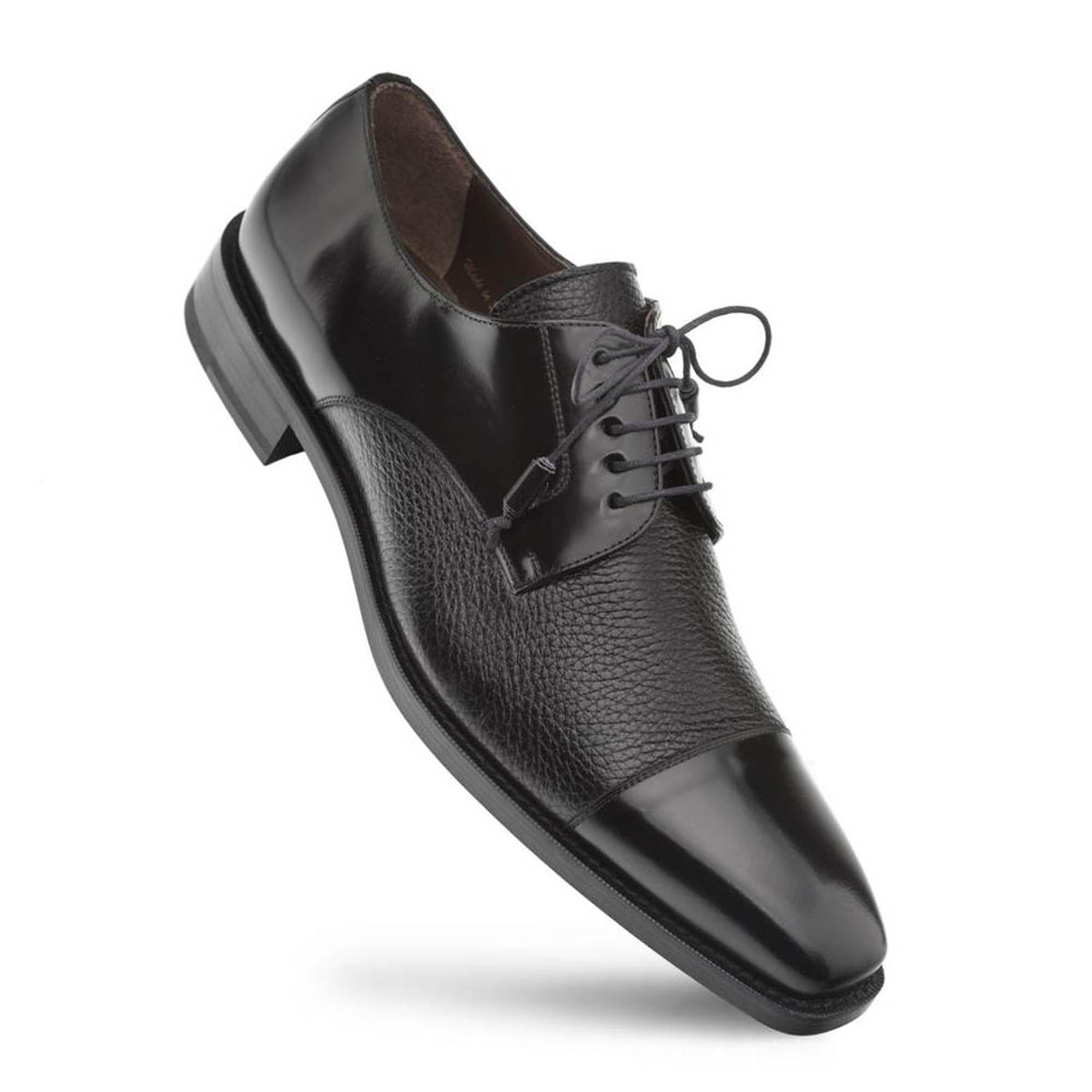 Mezlan Soka Black Oxfords Real Deerskin