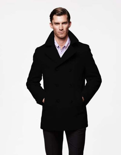 Men's Front Black Slash Pockets Available November Peacoat 1   - from alligatorwarehouse.com
