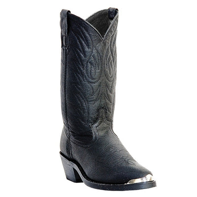 Laredo East Bound Black Pig Skin Leather Boots 1 68610_8_D  - from alligatorwarehouse.com