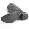 Los Altos Men's Black Teju Lizard Round Toe Boots 4   - from alligatorwarehouse.com