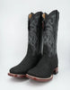 Los Altos Men's Nobuck Black Wide Square Toe Boot 6   - from alligatorwarehouse.com