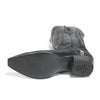 Los Altos Men's Black Stingray with Full Rowstone Finish Snip Toe Boots 2   - from alligatorwarehouse.com