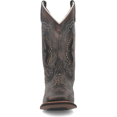 Laredo Spellbound Black Tan Broad Square Toe Women Boots 3 5661_6_M  - from alligatorwarehouse.com