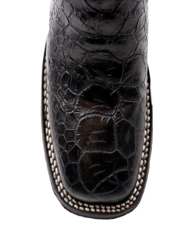 Ferrini Women's Kai Square Toe Rubber Boots Turtle Print - Black 5 92593-04-060-B  - from alligatorwarehouse.com