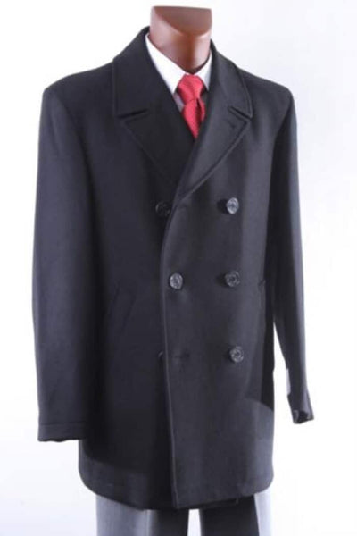 Double Breasted Luxury fabric Designer men's Wool Peacoat Sale 1   - from alligatorwarehouse.com