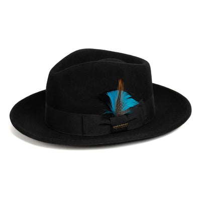 Fedora Hat in 10 Colors - 100% Australian Wool fabric 1   - from alligatorwarehouse.com