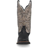 Laredo Isaac Black and Grey Leather Square Toe Shaft Boots for Men 3 7910_8_D  - from alligatorwarehouse.com