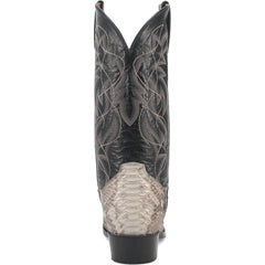 Dan Post Men’s Manning Black and Natural Python 13” Round Toe Leather Boot