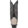 Dan Post Men’s Manning Black and Natural Python 13” Round Toe Leather Boot 6 DP3036_7_D  - from alligatorwarehouse.com
