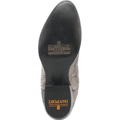 Dan Post Men’s Manning Black and Natural Python 13” Round Toe Leather Boot 5 DP3036_7_D  - from alligatorwarehouse.com