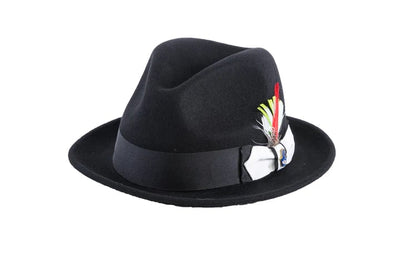 Fedora Hat in 10 Colors - 100% Australian Wool fabric 30   - from alligatorwarehouse.com