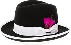 Premium Godfather Hat - Homburg Hat - Men's Homburg